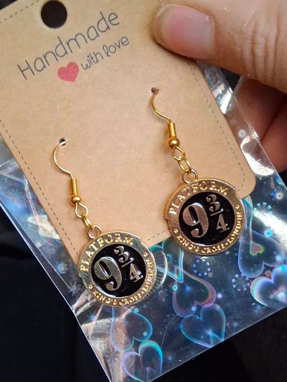 $8 Each Or Bundle 5/$20 Handmade 9 3/4 Platform Harry Potter Inspired Earrings